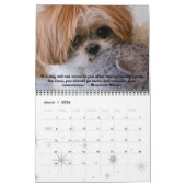 Tallulah Bean Calendrier Cute Shih Tzu (Mar 2026)