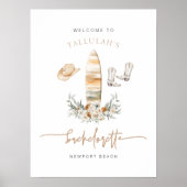 TALLULAH Cowgirl Bachelorette Welkom Poster (Voorkant)