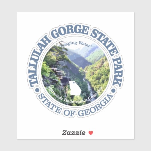 Tallulah Gorge SP Sticker (Vel)