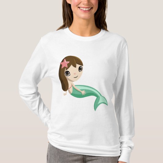 Tallulah le T-shirt de sirène (Devant)