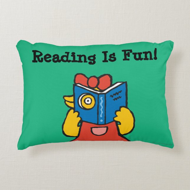 Tallulah maakt een Funny Face Accent Kussen (Voorkant)