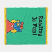 Tallulah maakt een Funny Face Fleece Deken (Voorkant (Horizontaal))