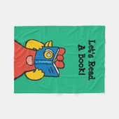 Tallulah maakt een Funny Face Fleece Deken (Voorkant (Horizontaal))