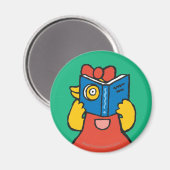 Tallulah maakt een Funny Face Magneet (Voorkant / Achterkant)