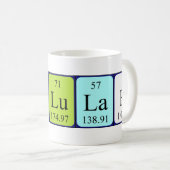 Tallulah nom de table périodique tasse (Devant droit)