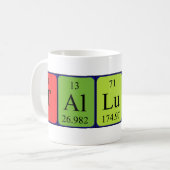 Tallulah nom de table périodique tasse (Devant gauche)