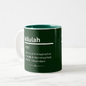 Tallulah Personalized Name Coffee Mug (Devant gauche)