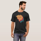 Tally Ho Funky Retro Loud Boogie Huge Bold T-shirt (Voorkant volledig)