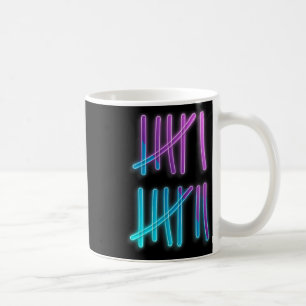 Tally Marks 67 Meme Kleurrijk Tellen 6 7 Brainrot Koffiemok
