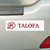 TALOFA BUMPERSTICKER (Op auto)