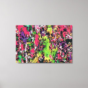 Talrijke kleuren - Gewikkeld Canvas / Abstract Mod Afdruk
