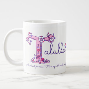 Talulla douanenaam roze extra grote beker