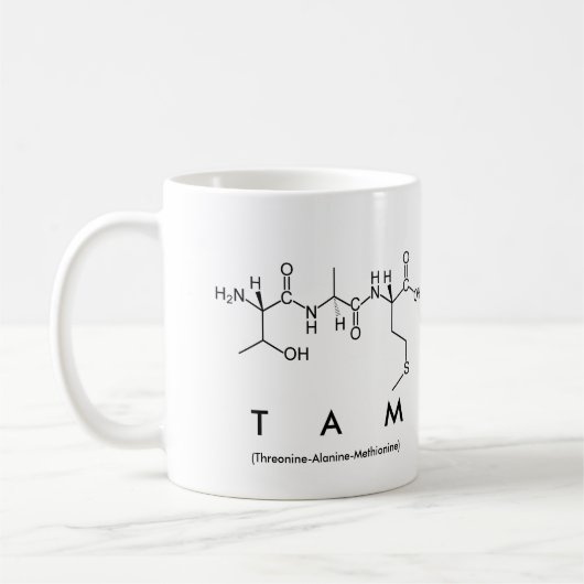 Tam peptide nom mug (Gauche)