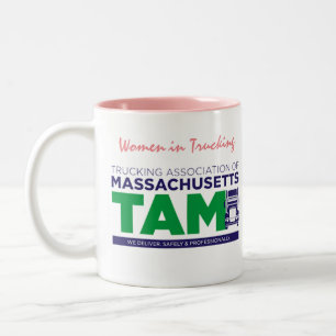 TAM Women in Trucking Two-Tone CAFFEE MUG