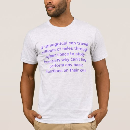 tamagotchi wetenschappen t-shirt (Voorkant)