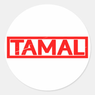 Tamal Stamp Ronde Sticker