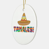 Tamale Love Keramisch Ornament (Links)