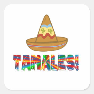 Tamale Love Vierkante Sticker