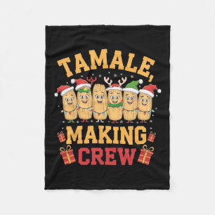 Tamale maakt bemanning grappige Mexicaanse kerstpy Fleece Deken