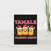 Tamale maakt kerstfeest voor crew kaart (Voorkant)