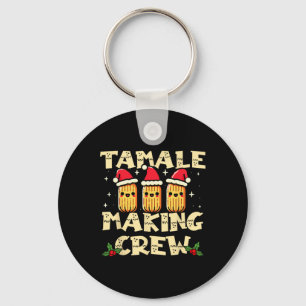 Tamale Making Crew Tamale Seizoen Leuk Mexicaans C Sleutelhanger