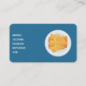 Tamales aangepaste QR-code Visitekaartje (Voorkant)