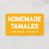Tamales Custom QR Visitekaartje (Voorkant)