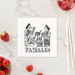 Tamales (Florentine Codex, 16e eeuw) Servet