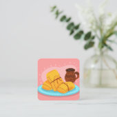 Tamales Vierkante Visitekaartje (Staand voorkant)