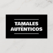 Tamales Visitekaartje (Voorkant)