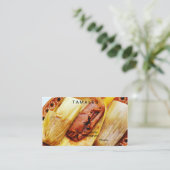 Tamales Visitekaartjes (Staand voorkant)