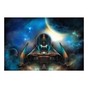 Tamalin5 Science Fiction Artwork Foto Uitbreiding Afdruk