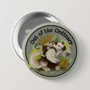 Tamandua Anteater Ronde Button 7,6 Cm
