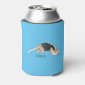 Tamandua-cartoon Blikjeskoeler (Blikje Achterkant)