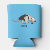 Tamandua-cartoon Blikjeskoeler (Achterkant)