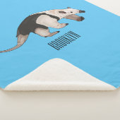 Tamandua-cartoon Sherpa Deken (3/4)