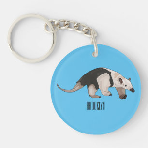 Tamandua-cartoon Sleutelhanger