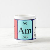 Tamar nom de table périodique mug (Centre)