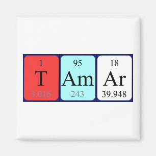 Tamar periodieke table name magnet magneet