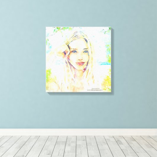 Tamara Canvas Print (Insitu (Houten vloer))