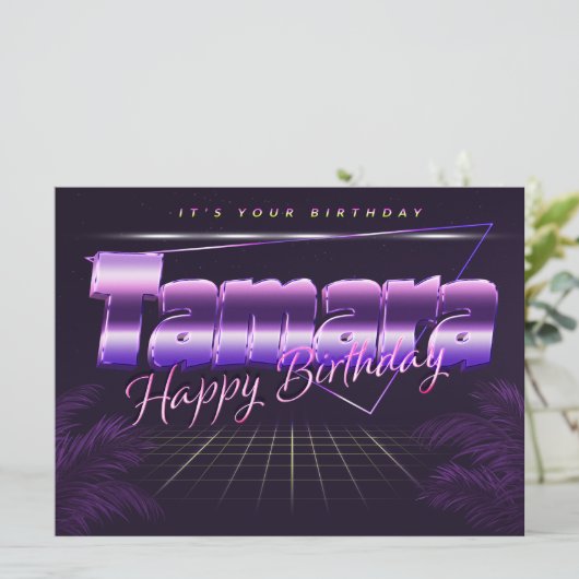 Tamara Nom Prénom Date de naissance de la carte (Debout devant)