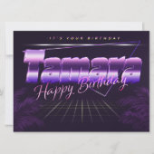 Tamara Nom Prénom Date de naissance de la carte (Devant)