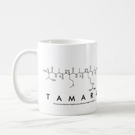 Tamara peptide nom mug (Gauche)