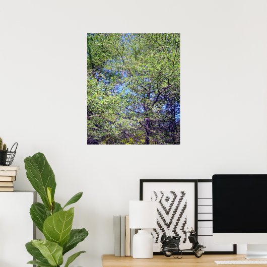 Tamarack Larch Tree 1 Poster (Bureau à domicile)