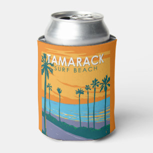 Tamarack Surf Beach California Travel Art Vintage Blikjeskoeler