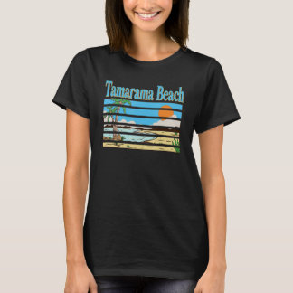 Tamarama Beach Australië Vakantie Strand Retro Gra T-shirt