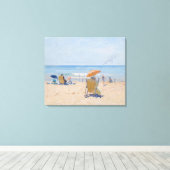 Tamarama Beach - Elioth Gruner Canvas Afdruk (Insitu (Houten vloer))