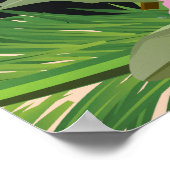 Tamarindo Costa Rica poster vacances plage (Coin)