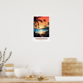 Tamarindo Costa Rica Reisprint Poster (Keuken)