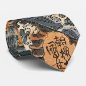 Tamatori avec la cravate de poissons (Roulé)